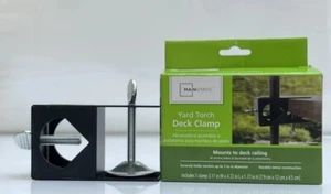 Mainstays Yard Torch Deck Clamp Mount Tiki Torches or Fly Your Favorite Flags - Picture 1 of 5
