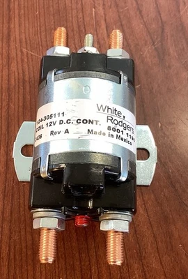White-Rodgers DC Power Relay Contactor SPDT 12VDC 200A Isolated 124-305111 B257 - Image 1 of 4