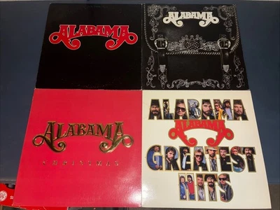 Alabama 4 LP Lot-Feels So Right/Christmas/Greatest Hits/Advance Pressing Closer - Image 1 of 4