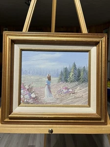 Vintage Original Painting On Canvas Signed by Artist - Picture 1 of 3