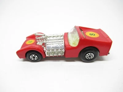MATCHBOX SUPERFAST 1970 #19 RED ROAD DRAGSTER NEAR MINT - Image 1 of 4