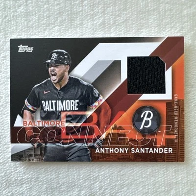 2024 Topps Series 1 - Game Used City Connect Swatch Collection Anthony Santander - Image 1 of 3