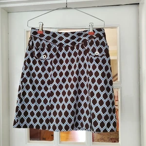 Fairway And Greene Skort Size 2 Brown Geometric Pattern Women's Golf - Picture 1 of 12