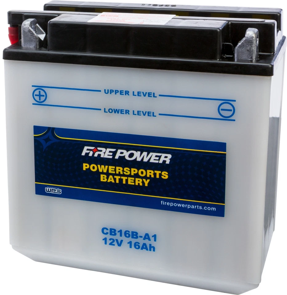 12V Heavy Duty Battery Fire Power CB16B-A1 Replaces YB16B-A1 Foto 1 de 2