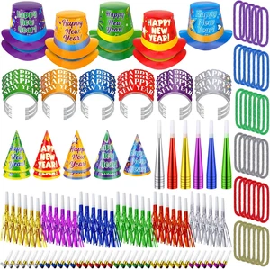 180 Teile 2026 Silvester Party Zubehör bunte Party Gastgeschenke Sets enthält Con - Bild 1 von 5