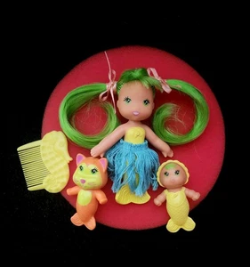 Vintage! Kenner Sea Wees Tropigals Meerjungfrau Oceanna Baby Seabrina Seaser Schwamm Kamm - Bild 1 von 24