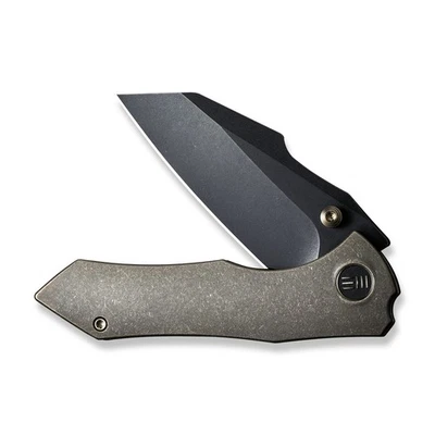 WE Knife High-fin 22005-2 Frame Lock 20CV Steel Bronze Titanium Pocket Knives - Image 1 of 4