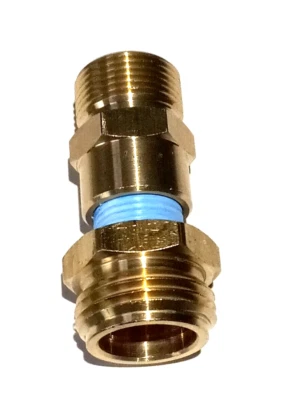 PWO Male Garden Hose Fitting 3/4 MGH To M22-14mm Male Adapter