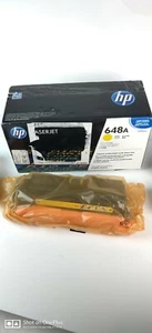 HP Ce262a Toner Cartridge Yellow 648a LaserJet Genuine - Picture 1 of 3