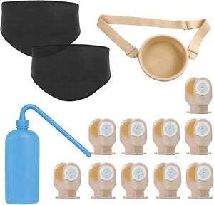 Ostomy Belt 2 Pack Stealth Belt Ostomy Bag Cover Supplies Colostomy L Large New - Picture 1 of 7