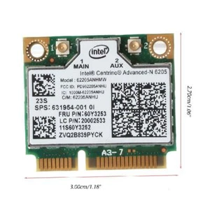 New Intel Dual Band Wireless-N wifi Card for X230 T430 60Y3253 - Afbeelding 1 van 7