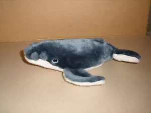 ETIQUETAS ALFA AVANTO OF NORTE AMERICA PELUCHE RELLENO BALLENA AZUL 9 IN - Imagen 1 de 4