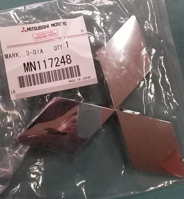 REJILLA DELANTERA ORIGINAL EMBLEMA CROMO MITSUBISHI PAJERO,SHOGUN MKIII IV,L200 K7# - Imagen 1 de 4