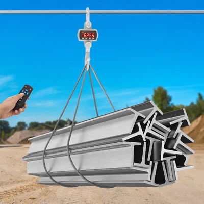 Báscula grúa digital con pantalla LED, báscula colgante industrial, báscula de polipasto portátil Foto 1 de 4