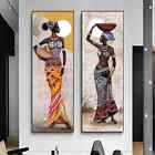 Porträt afrikanische Frauen Leinwand Malerei Poster und Drucke Wandkunst Wandbilder