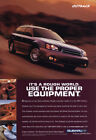 2001 Subaru Outback: Rough World Vintage Print Ad