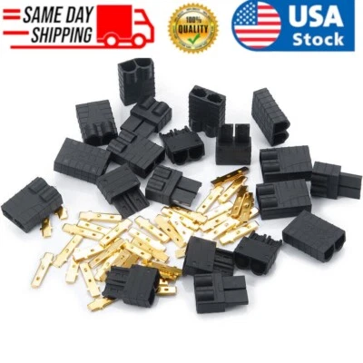 1/10/20 pair Male Female For TRX Connector Plug RC Motor Lipo/NiMh Battery - Image 1 of 4