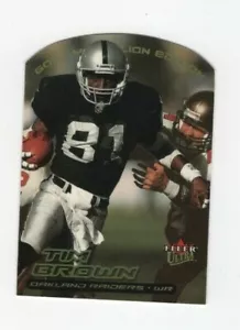 MEDAGLIONE FLEER ULTRA ORO 2000 FUSTELLATO TIM MARRONE OAKLAND RAIDERS #13 - Foto 1 di 1