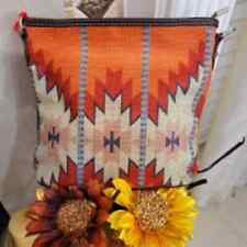 Montana West Purse Aztec Canvas Shoulder bag Western  Crossbody  orange beige