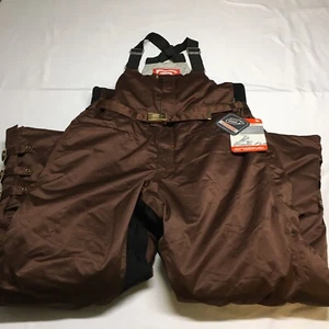 NEW Arctiva Snow Angel Brown Waterproof Snowmobile Snow Bib Pants Womens Large - Picture 1 of 9