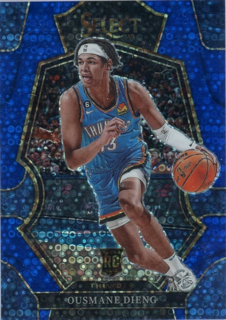 Ousmane Dieng 2022-23 Select Premier Blue Disco 1/25