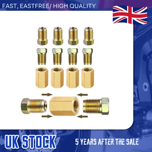 12Pcs/Set 3/16" Brake Line Repair Female Union Inverted Tube Fittings FAST - Picture 1 of 11