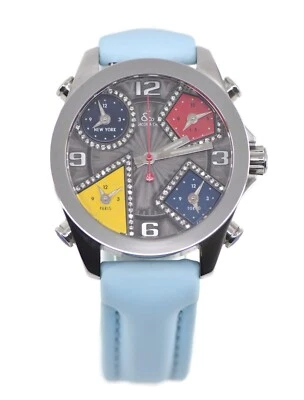 Jacob & Co Five Timezone Diamond Stainless Steel Watch JCM-58DA - Image 1 of 4