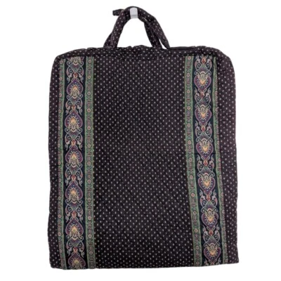 Vintage Vera Bradley Floral Garment Bag Purple Travel Retired Cotton Made in USA - Image 1 of 4