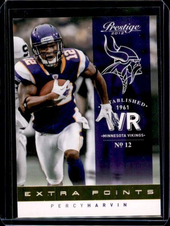 2012 Playoff Prestige - [Base] - Extra Points Gold #105 - Percy Harvin - Image 1 of 1