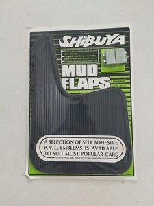 Shibuya Mud Flaps 1980’s NOS Fits Ford Mini Escort Vw Fiesta Capri Escort New - Picture 1 of 5