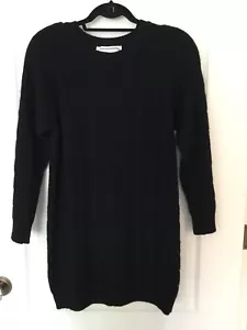 Adrienne Vittadini Cable Knit Cashmere Dress Small - Picture 1 of 4