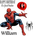 Personalised Spiderman Birthday Card - 2nd 3rd 4th 5th 6th -Grandson Son Brother