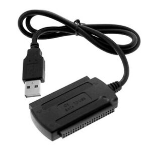 Cable Adaptador USB a IDE SATA 2.5" 3.5" Para Discos duros DVD CD a Ordenador PC