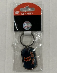 Boston Red Sox Logo Pride Rainbow Metal Keychain Keyring Authentic MLB Licensed - Picture 1 of 2