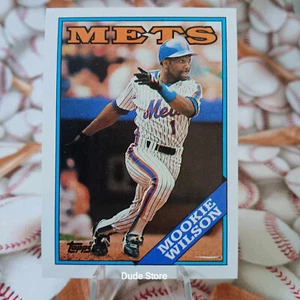 1988 Topps - Mookie Wilson #255 - New York Mets *miscut* - Bild 1 von 2