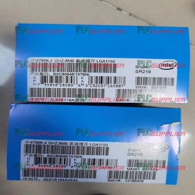 New Intel Core i7-4790K 4.00 GHz Quad-Core LGA1150 SR219 CPU Processor in box - Image 1 of 4