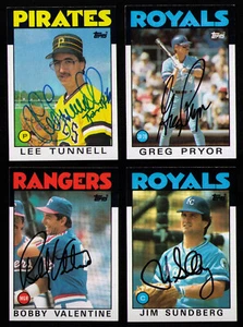 1986 Topps #161 Lee Tunnell AUTOGRAPHED SIGNED .99 SHIP! Pittsburgh Pirates - Picture 1 of 2