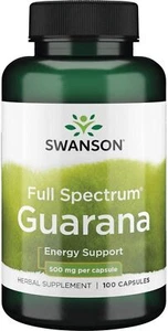 Swanson Guarana 500 mg- 100 Kapseln (113,79 EUR/kg) - Picture 1 of 2