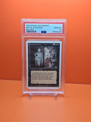 ⚫️⚫️⚫️ 1994 MAGIC THE GATHERING ROYAL ASSASSIN REVISED 3RD EDITION PSA 10 ⚫️⚫️⚫️ - Image 1 of 2