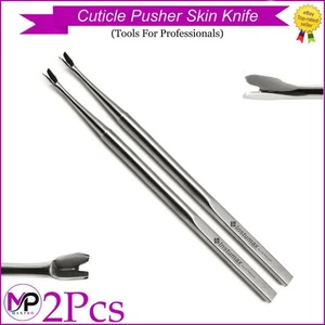 Empujador de cutículas recortador cuchillo de piel profesional cuidado de uñas herramientas de aseo nuevo - Imagen 1 de 8