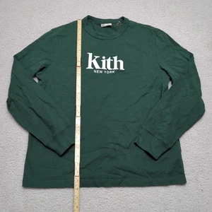 Kith Spellout Pullover Herren Small Grün Leichter Langarm Pulli S New York - Bild 1 von 10