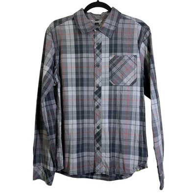 SMARTWOOL Shirt Medium Summit County Plaid Merino Wool Blend Men's Long Sleeve - Image 1 of 4