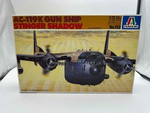 Italeri 1/72 AC-119K Gun Ship Stinger Shadow No 153 Complete Open Box DS - Picture 1 of 6