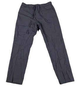 COS Pantalone elegante uomo 30R nero misto lana pantalone coulisse elastico in vita - Foto 1 di 6
