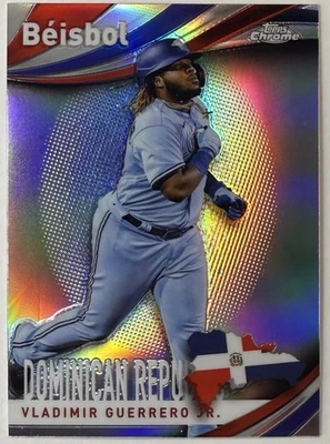 2021 Topps Chrome Beisbol Vladimir Guerrero Jr Toronto Blue Jays Dominican #B-6 - Image 1 of 3