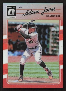 2017 Donruss Optic Adam Jones Orange #/199 #72 Card - Picture 1 of 2