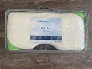 SlumberShield Cirrus Smart Pillow Queen Cooling Hypoallergenic Neck Shoulder NEW - Picture 1 of 14