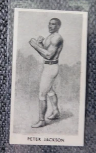 1938 FC Cartledge Famous Prize Fighters Boxen # 20 Peter Jackson neuwertig - Bild 1 von 2