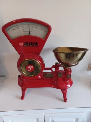 Antique Coca-Cola Candy Store Scale - Image 1 of 2
