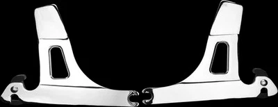 HD Chrome Detachable Sissy Bar Side Plates Pair Harley Dyna Street Bob 06-17 - Image 1 of 3